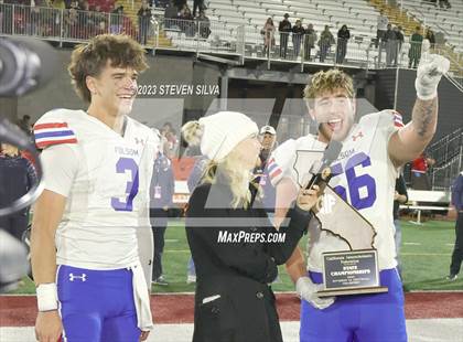 Thumbnail 2 in Folsom vs. St. Bonaventure (CIF Division 1-A State Final) photogallery.