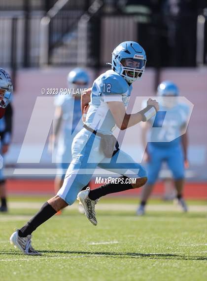 Thumbnail 3 in Okeene vs. Velma-Alma (OSSAA Class B Semifinal) photogallery.