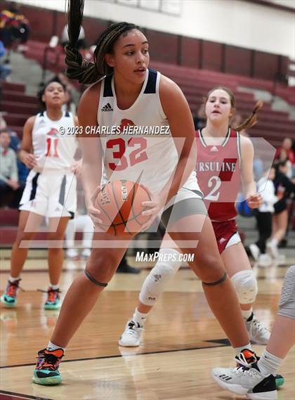 Thumbnail 3 in John Paul II vs Ursuline Academy (TAPPS 6A Regional Final) photogallery.