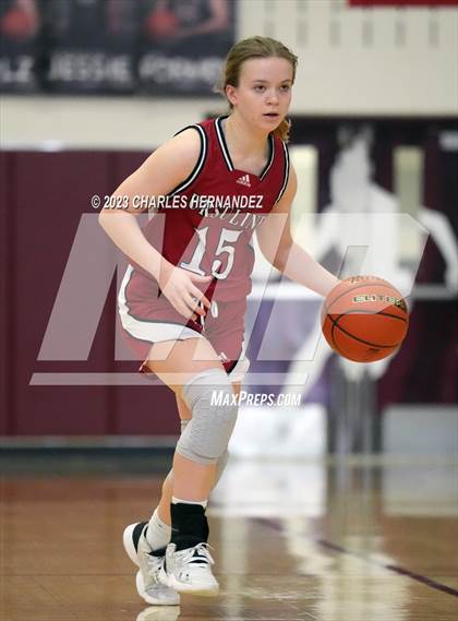 Thumbnail 3 in John Paul II vs Ursuline Academy (TAPPS 6A Regional Final) photogallery.
