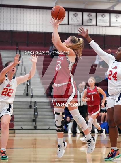 Thumbnail 1 in John Paul II vs Ursuline Academy (TAPPS 6A Regional Final) photogallery.