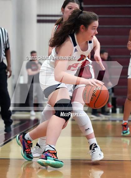 Thumbnail 1 in John Paul II vs Ursuline Academy (TAPPS 6A Regional Final) photogallery.
