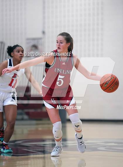 Thumbnail 1 in John Paul II vs Ursuline Academy (TAPPS 6A Regional Final) photogallery.