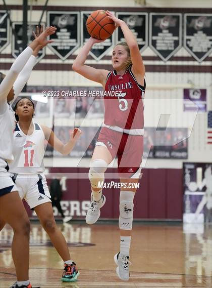 Thumbnail 2 in John Paul II vs Ursuline Academy (TAPPS 6A Regional Final) photogallery.