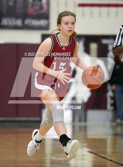 Thumbnail 1 in John Paul II vs Ursuline Academy (TAPPS 6A Regional Final) photogallery.