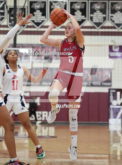 Thumbnail 1 in John Paul II vs Ursuline Academy (TAPPS 6A Regional Final) photogallery.