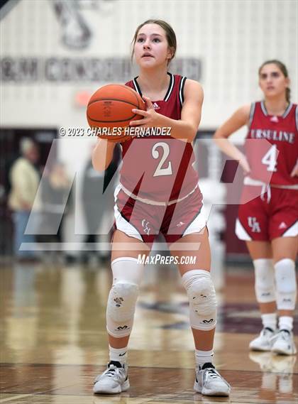 Thumbnail 1 in John Paul II vs Ursuline Academy (TAPPS 6A Regional Final) photogallery.