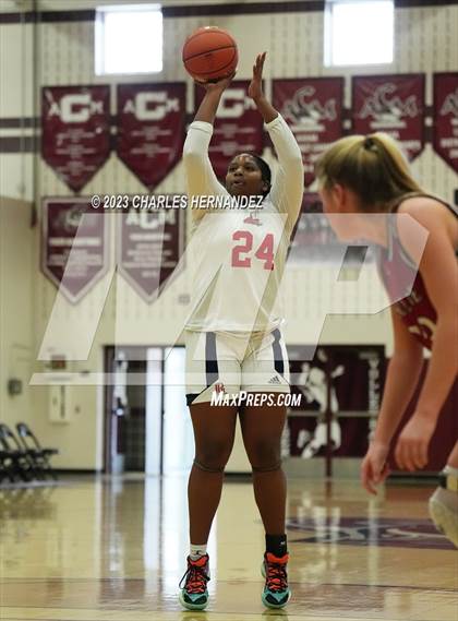Thumbnail 3 in John Paul II vs Ursuline Academy (TAPPS 6A Regional Final) photogallery.