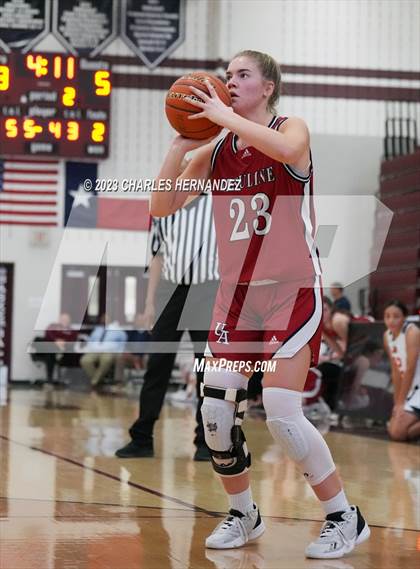 Thumbnail 3 in John Paul II vs Ursuline Academy (TAPPS 6A Regional Final) photogallery.