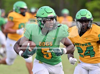 Thumbnail 1 in DeLand (Green/Gold Spring Scrimmage) photogallery.