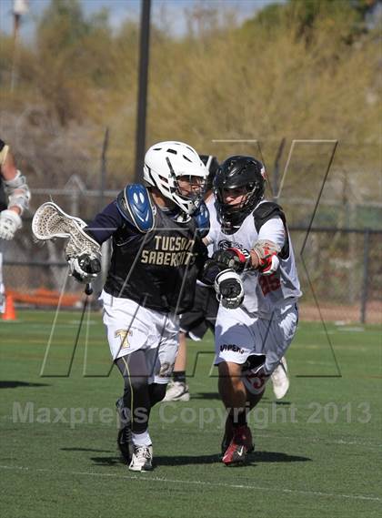 Thumbnail 3 in Glendale vs. Tanque Verde (Salpointe Catholic Preseason Tournament) photogallery.