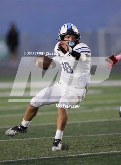 Thumbnail 1 in Westlake @ Mountain Ridge (UHSAA 6A First Round) photogallery.