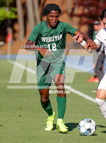 Thumbnail 3 in Paideia vs. Wesleyan (GHSA Private Round 3) photogallery.