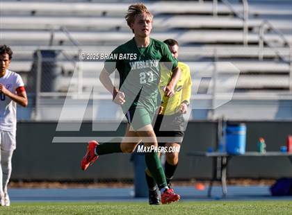 Thumbnail 3 in Paideia vs. Wesleyan (GHSA Private Round 3) photogallery.