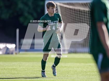 Thumbnail 2 in Paideia vs. Wesleyan (GHSA Private Round 3) photogallery.