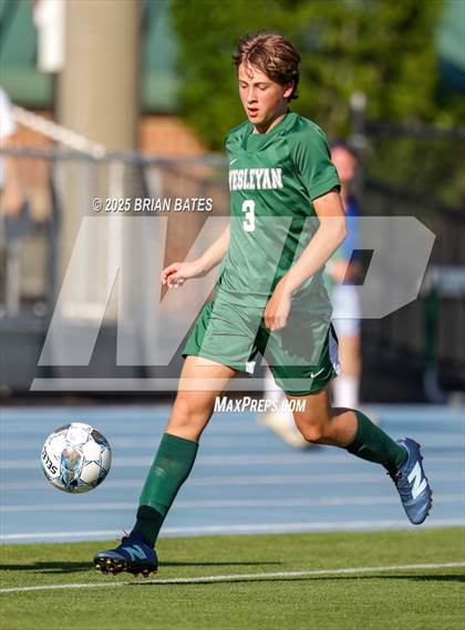 Thumbnail 2 in Paideia vs. Wesleyan (GHSA Private Round 3) photogallery.