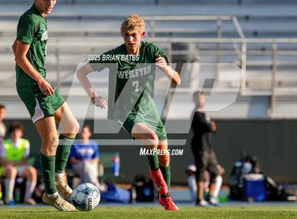 Thumbnail 2 in Paideia vs. Wesleyan (GHSA Private Round 3) photogallery.