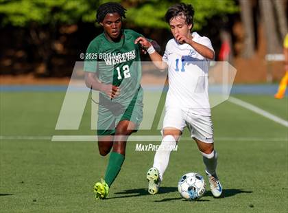 Thumbnail 2 in Paideia vs. Wesleyan (GHSA Private Round 3) photogallery.