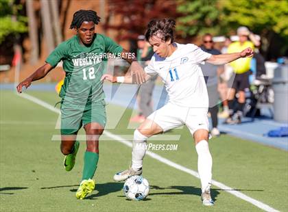 Thumbnail 2 in Paideia vs. Wesleyan (GHSA Private Round 3) photogallery.
