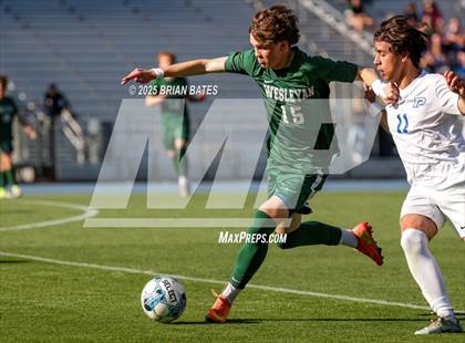 Thumbnail 3 in Paideia vs. Wesleyan (GHSA Private Round 3) photogallery.