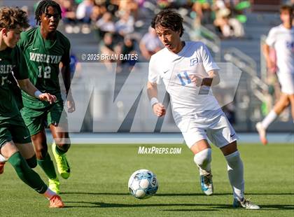 Thumbnail 2 in Paideia vs. Wesleyan (GHSA Private Round 3) photogallery.