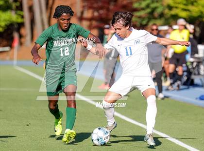 Thumbnail 1 in Paideia vs. Wesleyan (GHSA Private Round 3) photogallery.