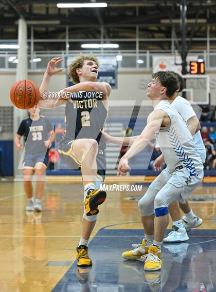 Thumbnail 3 in Victor @ Irondequoit(NYSPHSAA Section V Class AA Semi-Finals) photogallery.