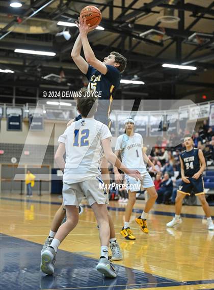Thumbnail 3 in Victor @ Irondequoit(NYSPHSAA Section V Class AA Semi-Finals) photogallery.