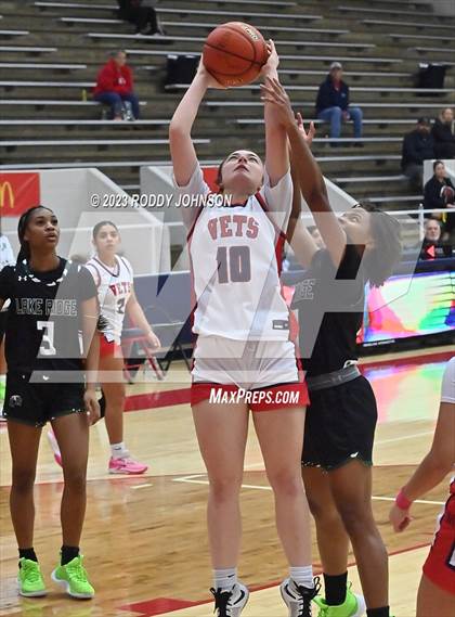 Thumbnail 1 in Lake Ridge vs. Corpus Christi Veterans Memorial (McDonald's Texas Invitational) photogallery.