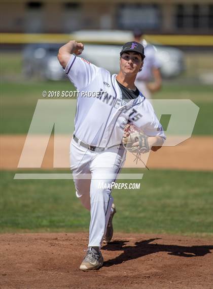 Thumbnail 3 in San Pasqual @ Foothills Christian (CIF SDS D4 Quarterfinal) photogallery.