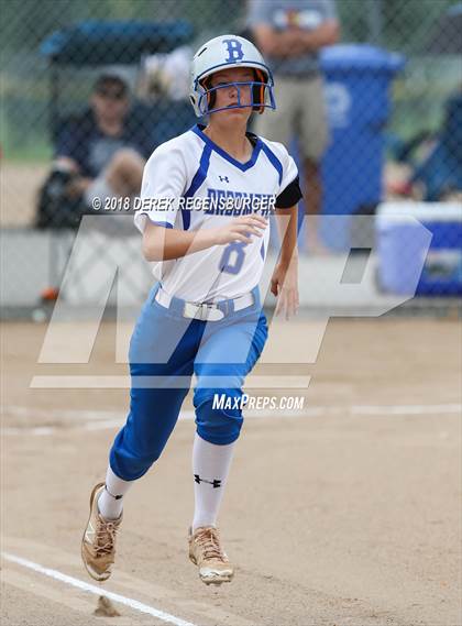 Thumbnail 1 in Broomfield vs Mountain View (Loveland Softball Showcase) photogallery.