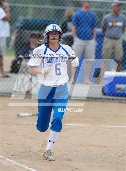Thumbnail 3 in Broomfield vs Mountain View (Loveland Softball Showcase) photogallery.