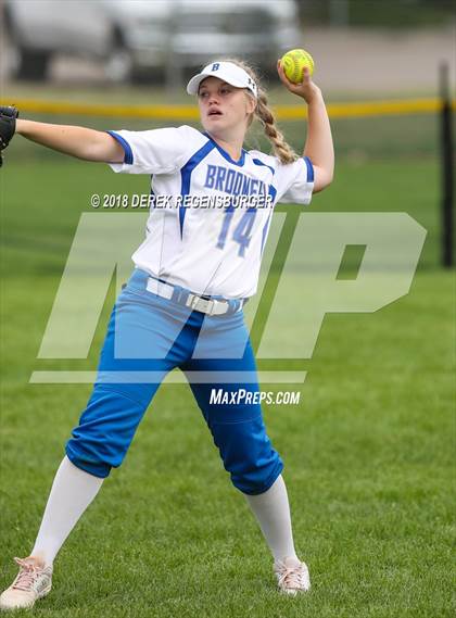 Thumbnail 1 in Broomfield vs Mountain View (Loveland Softball Showcase) photogallery.