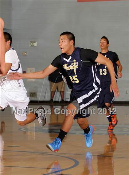 Thumbnail 3 in St. Genevieve vs. Crean Lutheran (CIF SS Playoffs) photogallery.