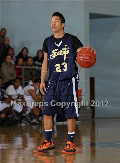 Thumbnail 2 in St. Genevieve vs. Crean Lutheran (CIF SS Playoffs) photogallery.