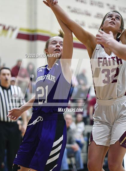 Thumbnail 1 in Faith Christian vs. Middle Park (CHSAA 3A Round 1) photogallery.
