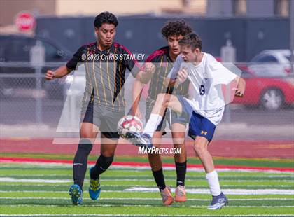 Thumbnail 3 in Glendale Prep Academy vs. Dysart photogallery.