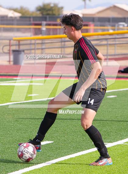 Thumbnail 1 in Glendale Prep Academy vs. Dysart photogallery.