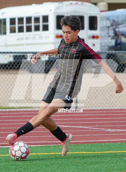 Thumbnail 1 in Glendale Prep Academy vs. Dysart photogallery.