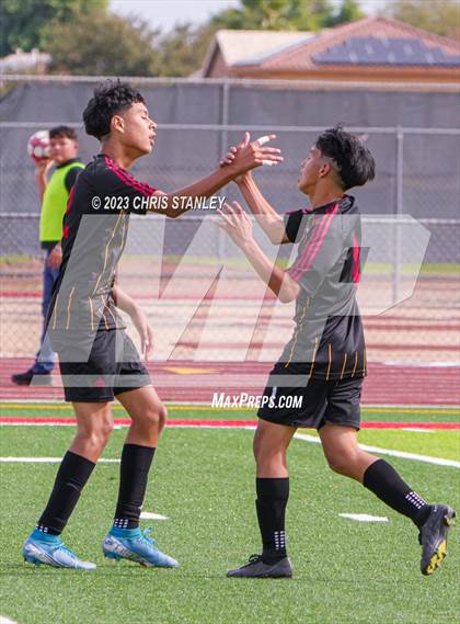 Thumbnail 3 in Glendale Prep Academy vs. Dysart photogallery.