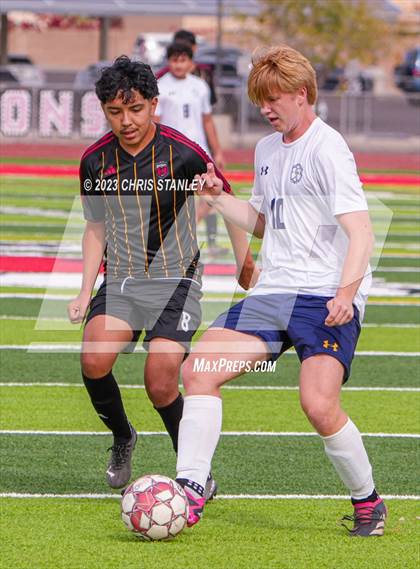 Thumbnail 3 in Glendale Prep Academy vs. Dysart photogallery.