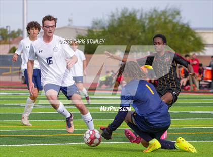 Thumbnail 3 in Glendale Prep Academy vs. Dysart photogallery.