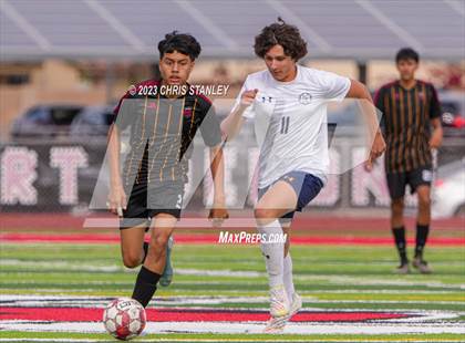 Thumbnail 2 in Glendale Prep Academy vs. Dysart photogallery.