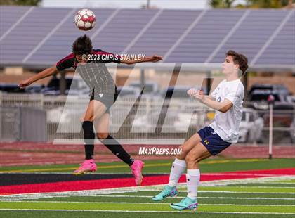 Thumbnail 3 in Glendale Prep Academy vs. Dysart photogallery.