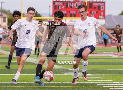 Thumbnail 2 in Glendale Prep Academy vs. Dysart photogallery.