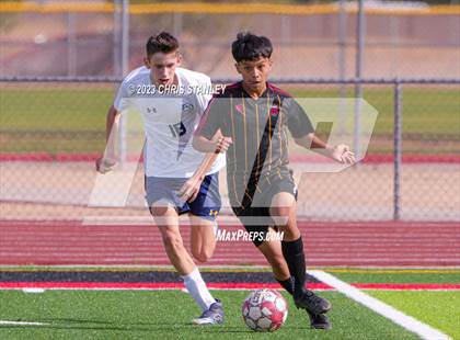 Thumbnail 3 in Glendale Prep Academy vs. Dysart photogallery.