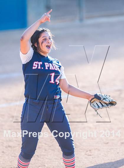 Thumbnail 2 in St. Paul vs. La Serna (CIF SS D3 Final) photogallery.
