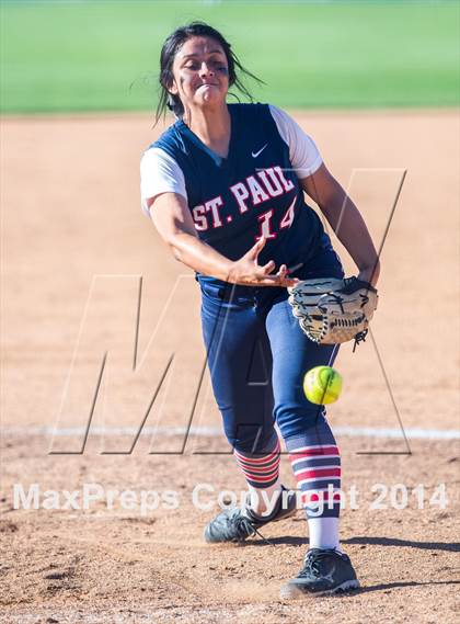 Thumbnail 1 in St. Paul vs. La Serna (CIF SS D3 Final) photogallery.