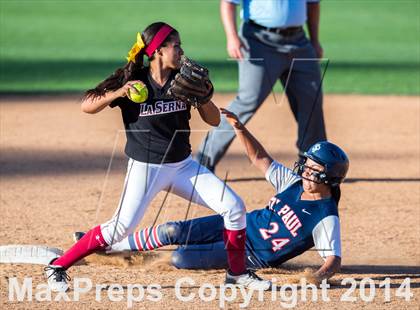 Thumbnail 1 in St. Paul vs. La Serna (CIF SS D3 Final) photogallery.