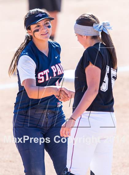 Thumbnail 1 in St. Paul vs. La Serna (CIF SS D3 Final) photogallery.